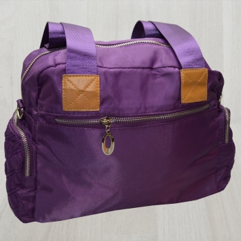 flevado Damen Handtasche Schultertasche Frauen/Jugend viel Stauraum lila